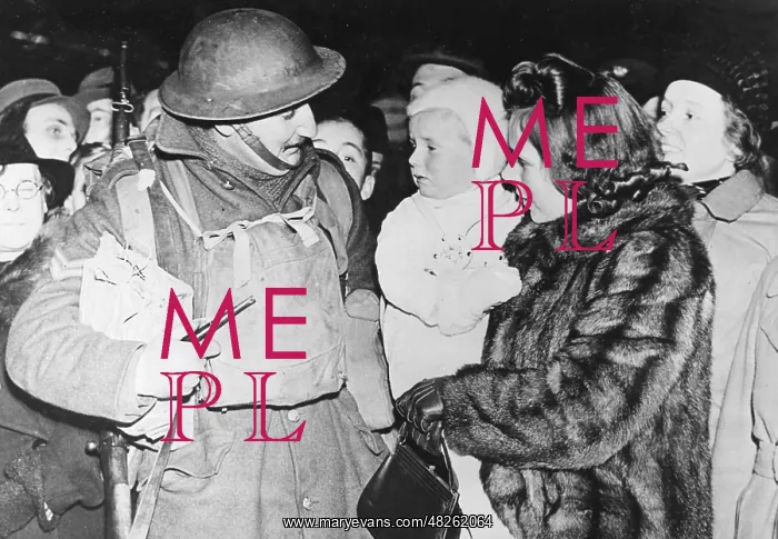: Arrival of a soldier in England, 1940 : Arrival of a soldier in England, 1940