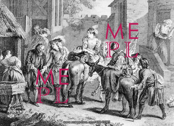 : Arrival of a surgeon, 1731 : Arrival of a surgeon, 1731
