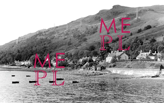  : Arrochar, the Shore from Loch Long c1955