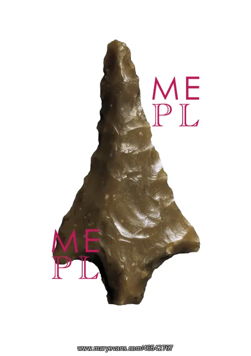 : Arrow tip. Upper Paleolithic. Solutrean. SPAIN : Arrow tip. Upper Paleolithic. Solutrean. SPAIN