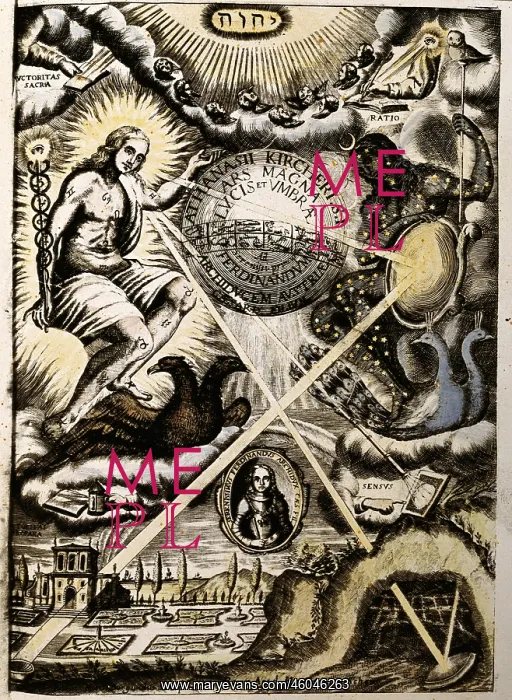 : Ars Magna. Colour engraving of cosmogram entitled Ars Magna : Ars Magna. Colour engraving of cosmogram entitled Ars Magna