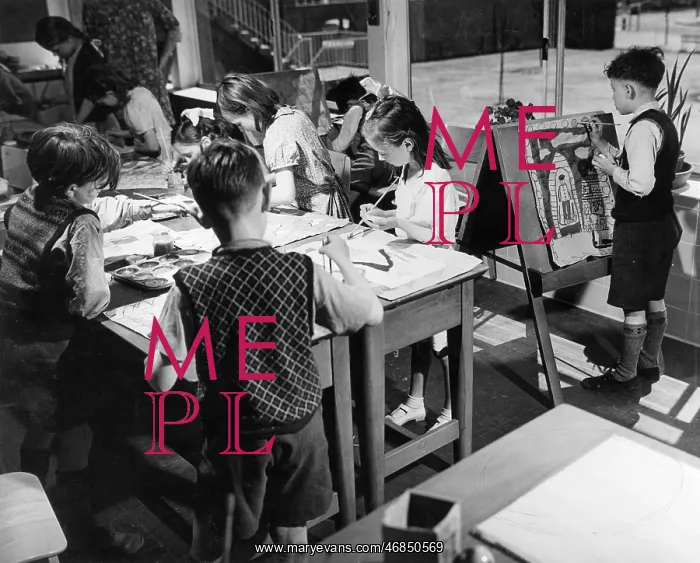 : ART CLASS 1950S : ART CLASS 1950S