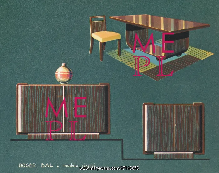 : Art Deco Dining Suite : Art Deco Dining Suite