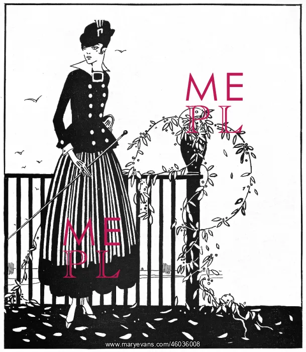  : Art deco illustration, 1915