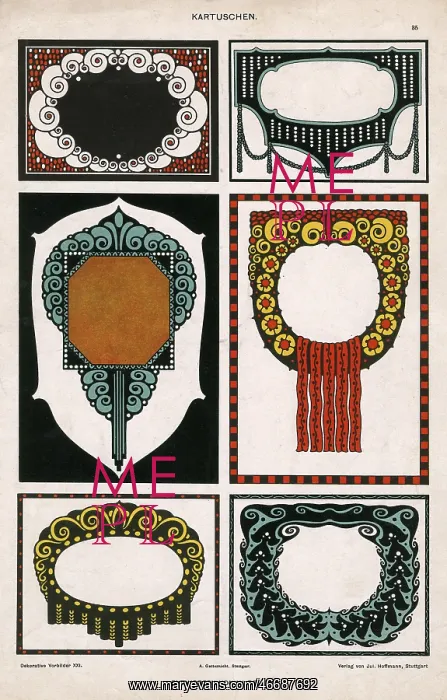 : Art Deco Motifs - Frames, surrounds and borders : Art Deco Motifs - Frames, surrounds and borders
