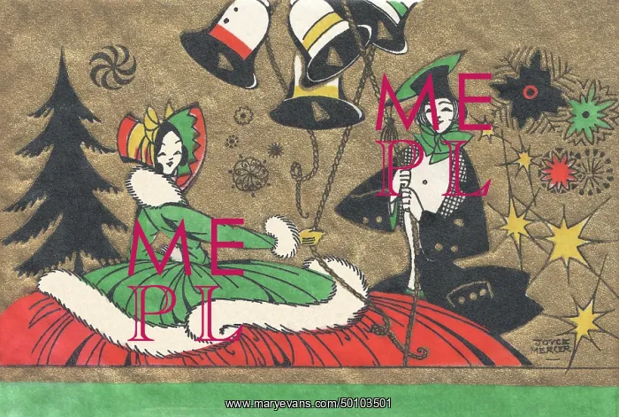 : Art Deco New Year Card : Art Deco New Year Card
