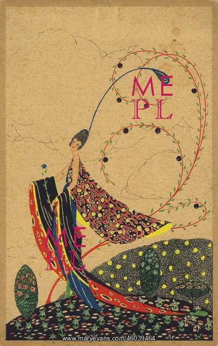  : Art deco postcard by Longley