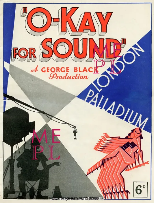 : Art Deco Programme cover, The London Palladium : Art Deco Programme cover, The London Palladium