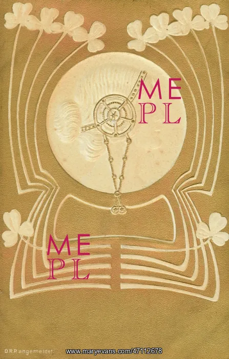  : Art Nouveau abstract design