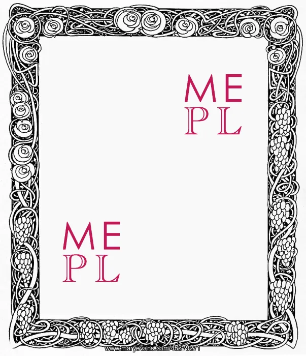  : Art Nouveau border