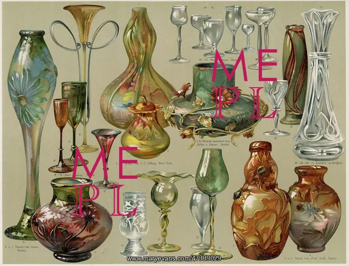: Art Nouveau Glassware : Art Nouveau Glassware