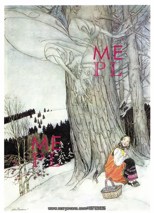 : Art thou warm, Maiden, by Arthur Rackham : Art thou warm, Maiden, by Arthur Rackham