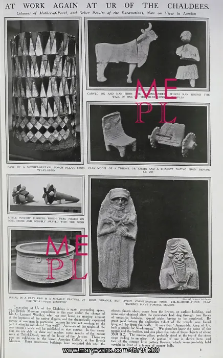 : Artefacts from the excavation from Tel-El-Obeid : Artefacts from the excavation from Tel-El-Obeid