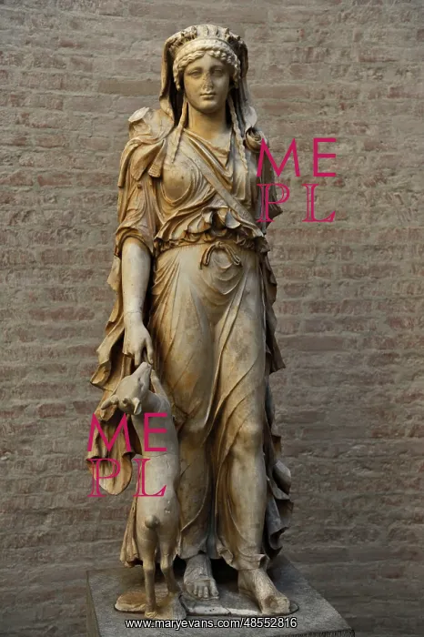 : Artemis. Sculpture. 1st century AD. Roman work after Greek o : Artemis. Sculpture. 1st century AD. Roman work after Greek o