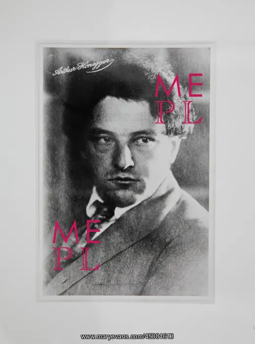 : Arthur Honegger, photograph : Arthur Honegger, photograph