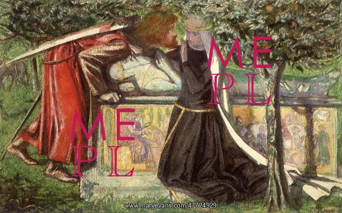 : Arthur's Tomb, by D G Rossetti : Arthur's Tomb, by D G Rossetti
