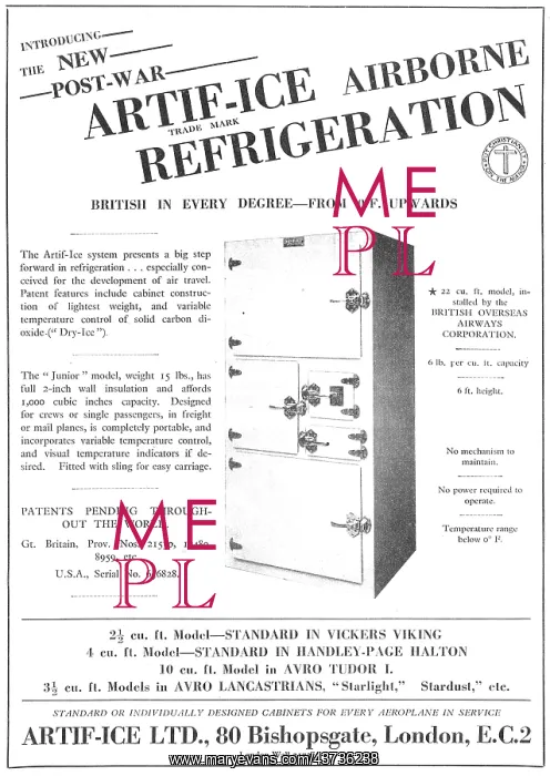 : Artif-Ice Aircraft Refrigeration : Artif-Ice Aircraft Refrigeration