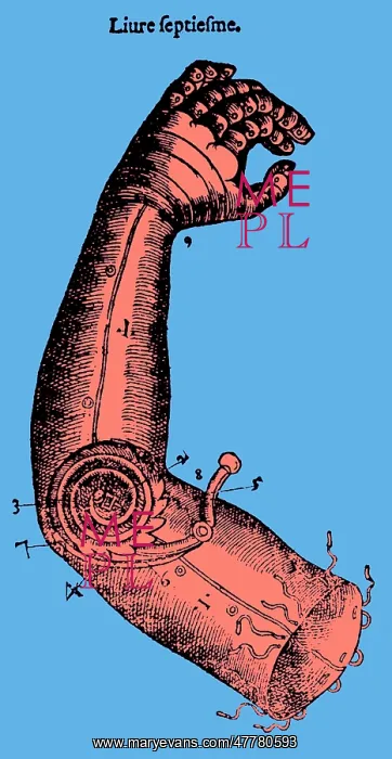 : Artificial Arm Designed by Ambroise Pare, 1564 : Artificial Arm Designed by Ambroise Pare, 1564
