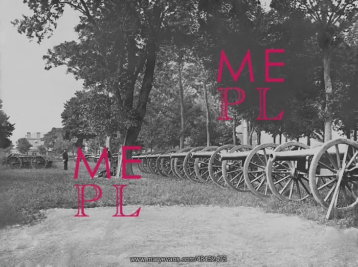 : Artillery park during the American Civil War : Artillery park during the American Civil War