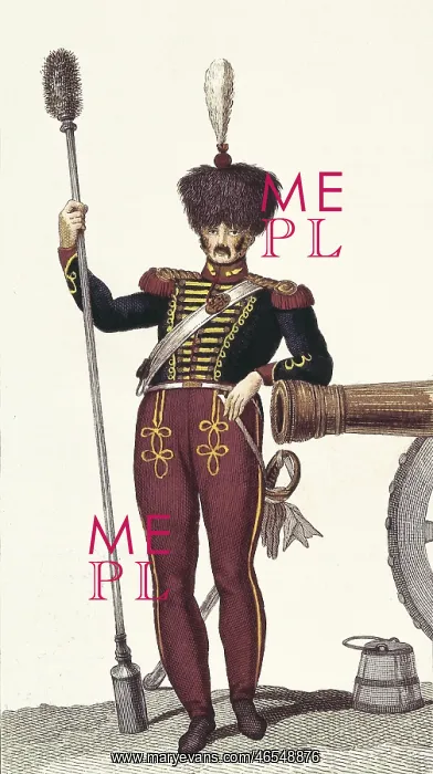 : Artillery of the Royal Guard (1824). Picture : Artillery of the Royal Guard (1824). Picture