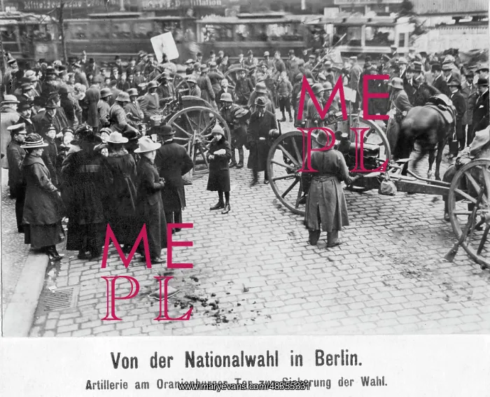 : Artillery secure the election, 1919 : Artillery secure the election, 1919
