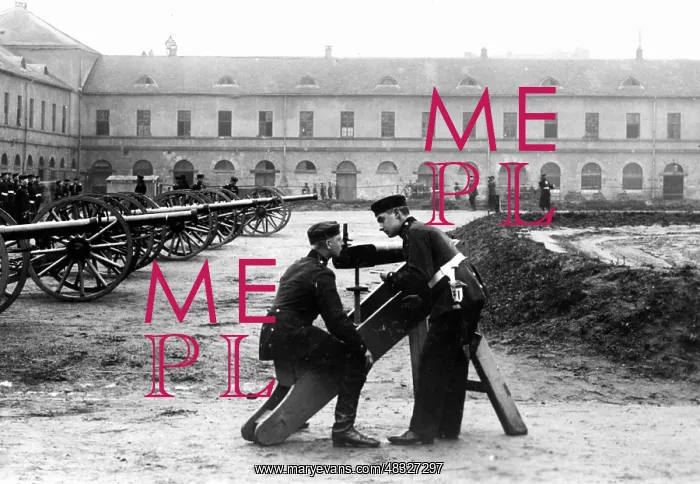  : Artillery during target exercises, 1902