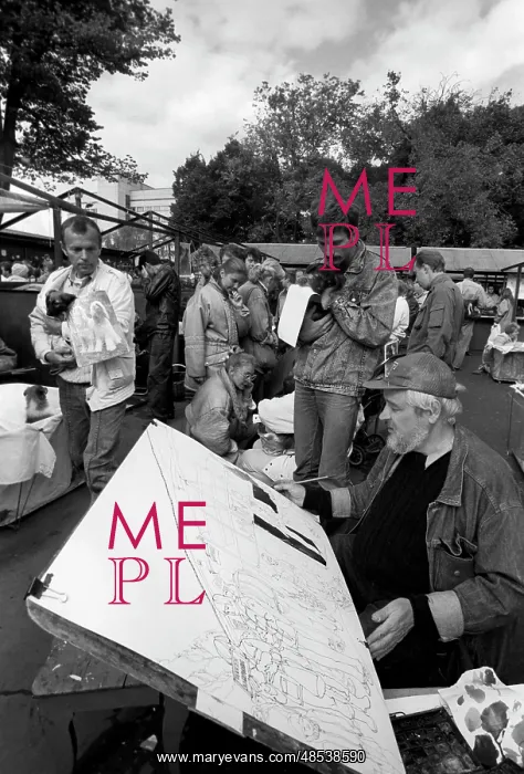 : Artist Mikhail Romadin, 1991 : Artist Mikhail Romadin, 1991
