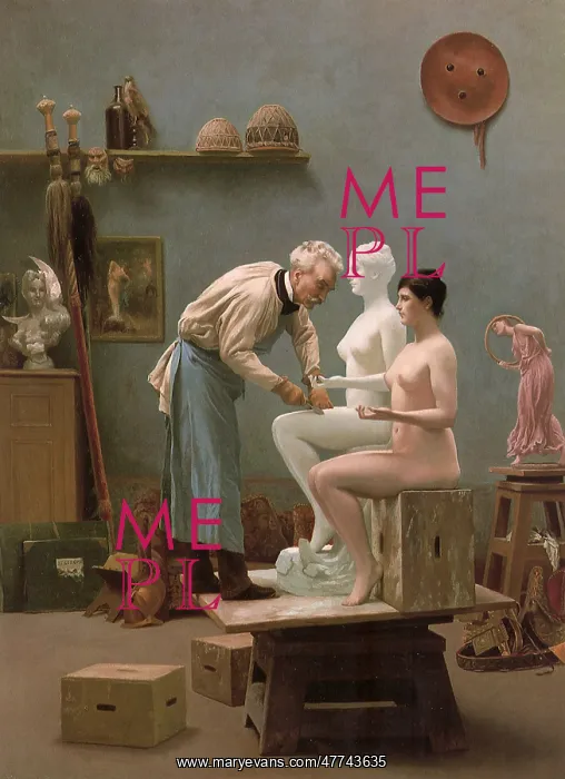  : The Artist and His Model, by Gerome