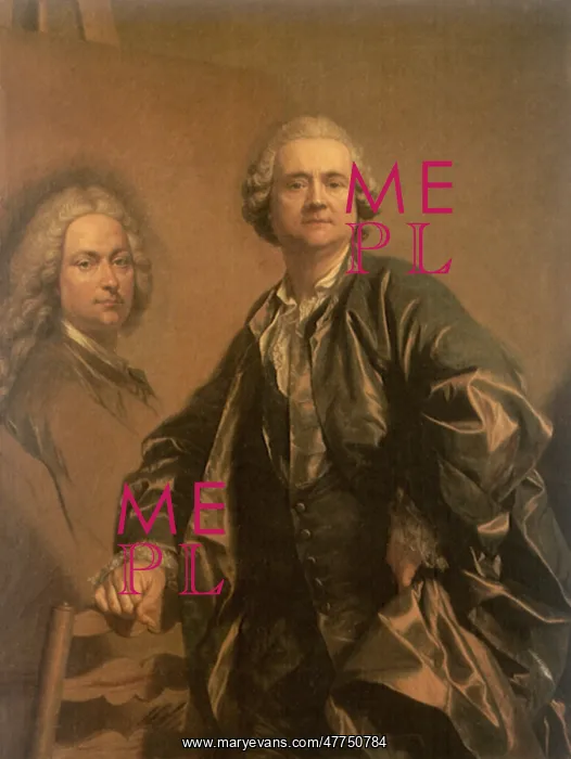 : The Artist with a Portrait of his Father : The Artist with a Portrait of his Father