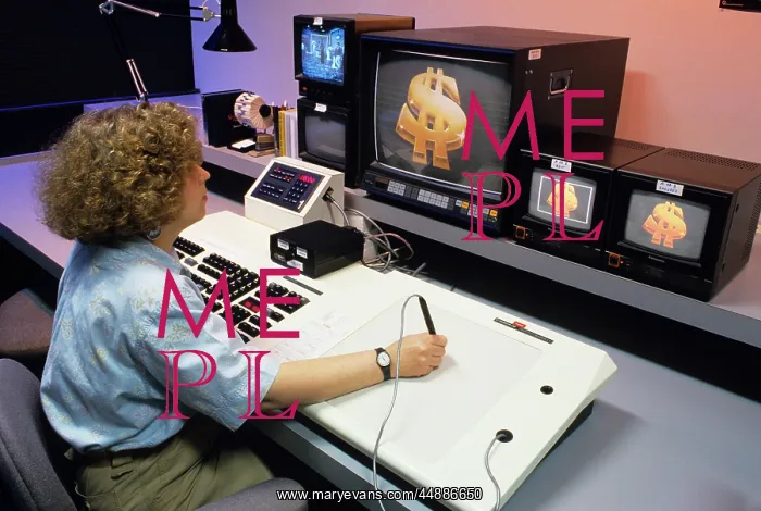  : Artist Prepares Video Graphics