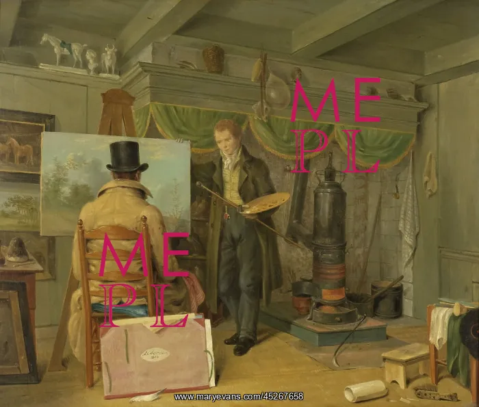 : The Artist at his Studio : The Artist at his Studio
