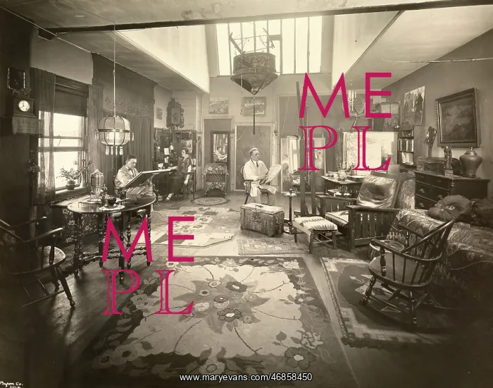 : Artist in his studio : Artist in his studio