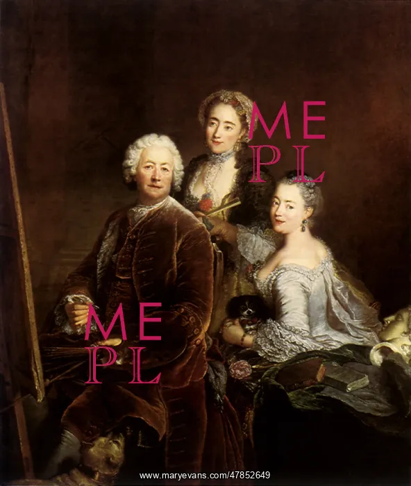  : The Artist at Work with His Two Daughters