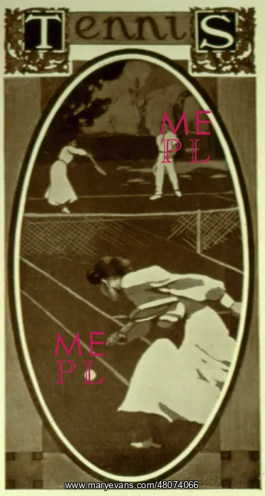  : Artistic tennis design