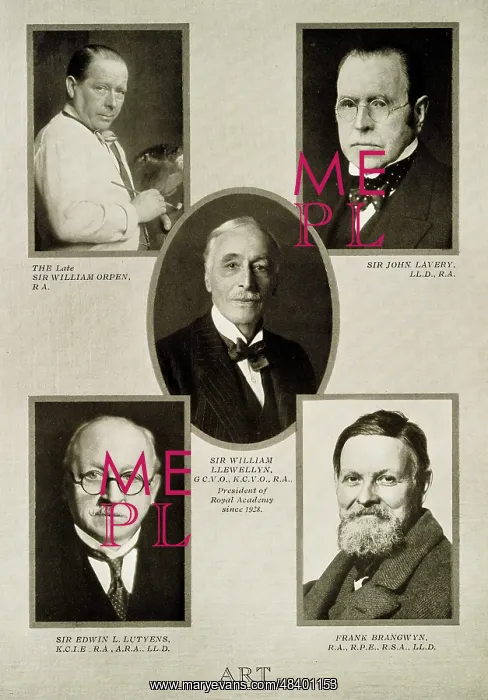 : Artists and architects during the reign of King George V : Artists and architects during the reign of King George V
