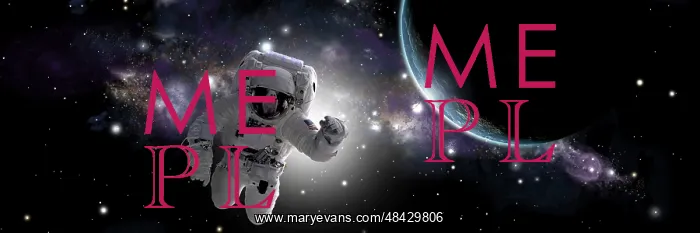: Artist's concept of an astronaut floating in outer space : Artist's concept of an astronaut floating in outer space