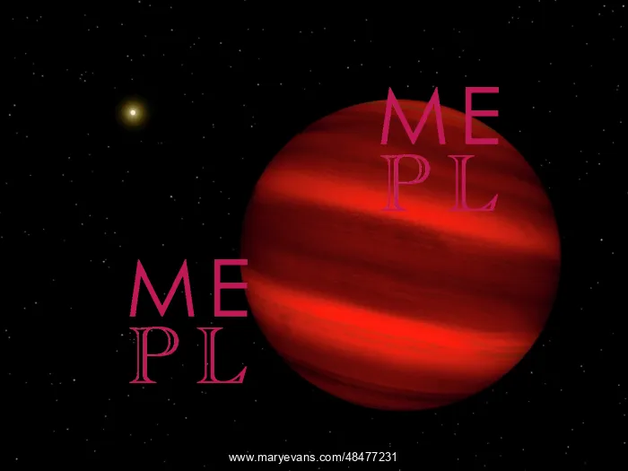 : Artist's concept of the brown dwarf Gliese 229 b : Artist's concept of the brown dwarf Gliese 229 b