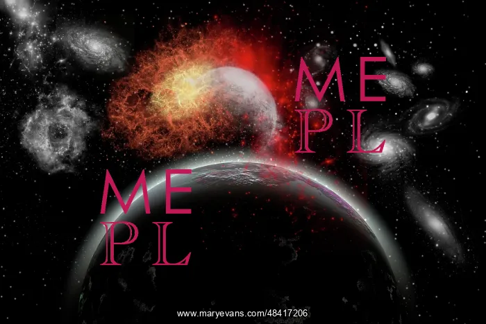 : Artist's concept of cosmic contrast in the night sky : Artist's concept of cosmic contrast in the night sky