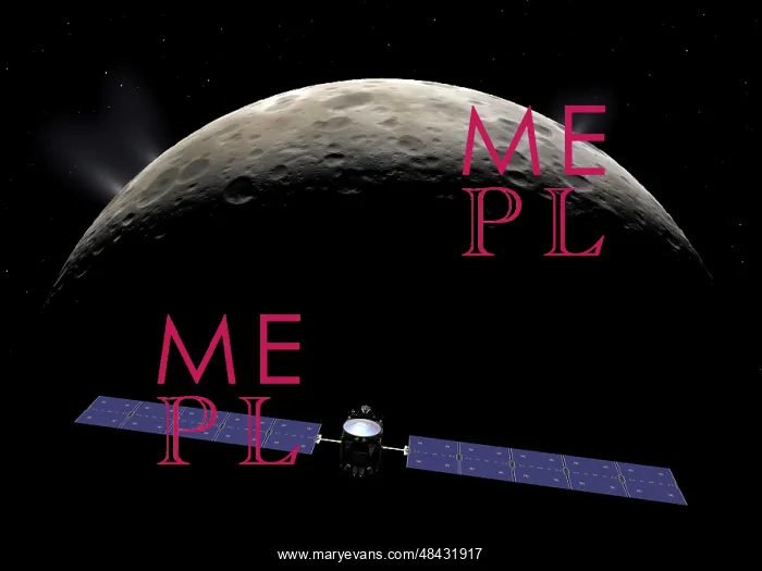 : Artist's concept of the Dawn spacecraft entering orbit ? : Artist's concept of the Dawn spacecraft entering orbit ?