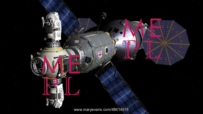 : Artist's concept of a Deep Space Vehicle with Extended ? : Artist's concept of a Deep Space Vehicle with Extended ?