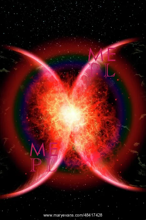 : Artist's concept illustrating the point when two planets ? : Artist's concept illustrating the point when two planets ?