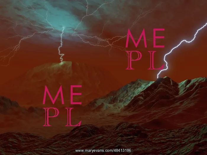 : Artist's concept of lightning in Venus clouds : Artist's concept of lightning in Venus clouds