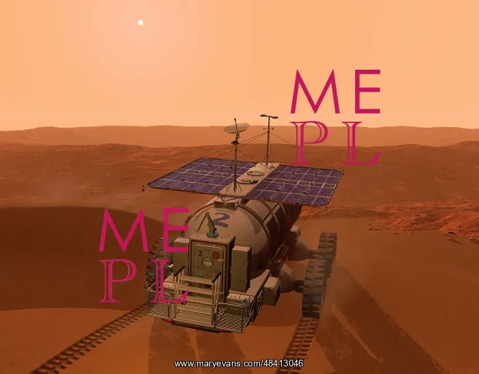 : Artist's concept of a martian rover : Artist's concept of a martian rover
