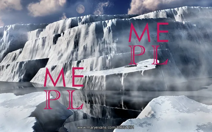 : Artist's concept of a massive ice shelf in the Antarctic : Artist's concept of a massive ice shelf in the Antarctic