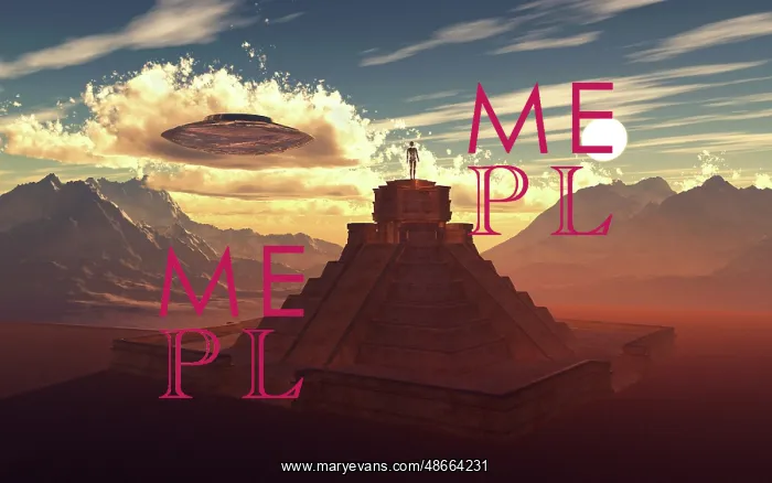 : Artist's concept of Mayan temples & pyramids being : Artist's concept of Mayan temples & pyramids being
