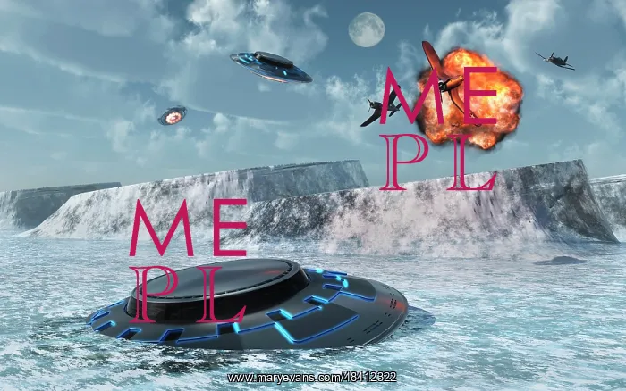 : Artist's concept of Operation High Jump to find secrect ? : Artist's concept of Operation High Jump to find secrect ?