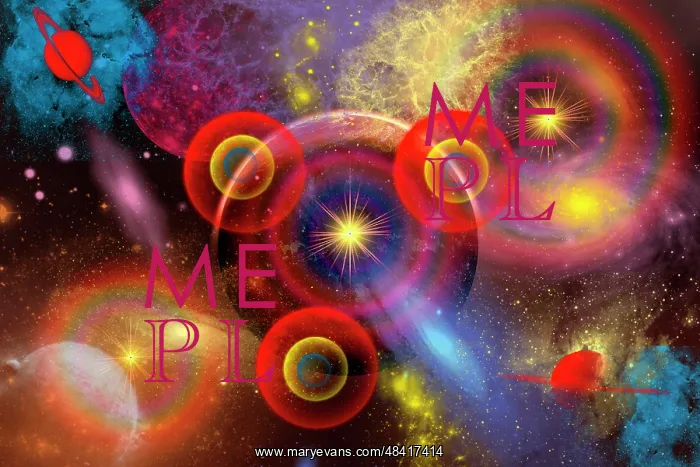 : Artist's concept of planets and stars mixed together in an ? : Artist's concept of planets and stars mixed together in an ?