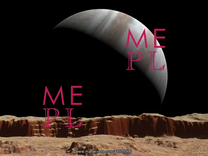 : Artist's concept of a view towards Jupiter across the ? : Artist's concept of a view towards Jupiter across the ?
