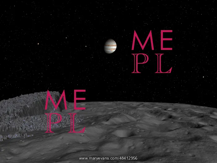  : Artist's concept of a view across the surface of Themisto ?
