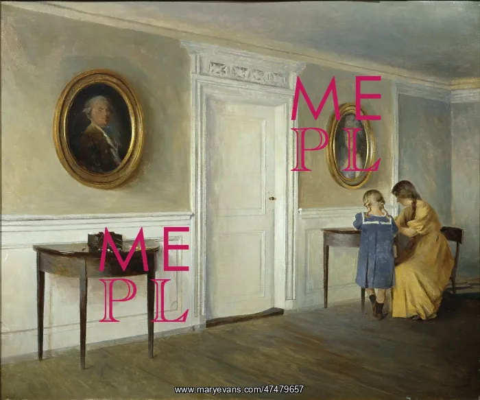 : The Artist's Daughters in an Interior : The Artist's Daughters in an Interior